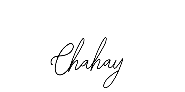 Also we have Chahay name is the best signature style. Create professional handwritten signature collection using Bearetta-2O07w autograph style. Chahay signature style 12 images and pictures png