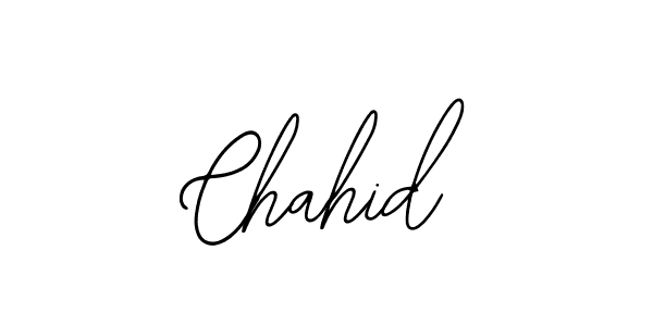 How to Draw Chahid signature style? Bearetta-2O07w is a latest design signature styles for name Chahid. Chahid signature style 12 images and pictures png
