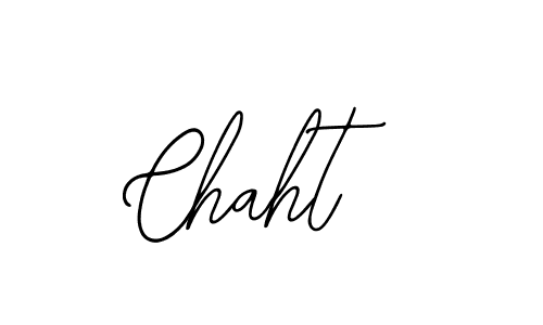 How to make Chaht name signature. Use Bearetta-2O07w style for creating short signs online. This is the latest handwritten sign. Chaht signature style 12 images and pictures png