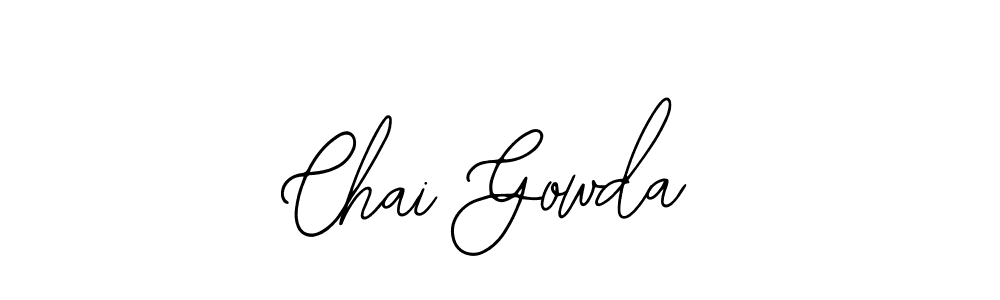 It looks lik you need a new signature style for name Chai Gowda. Design unique handwritten (Bearetta-2O07w) signature with our free signature maker in just a few clicks. Chai Gowda signature style 12 images and pictures png