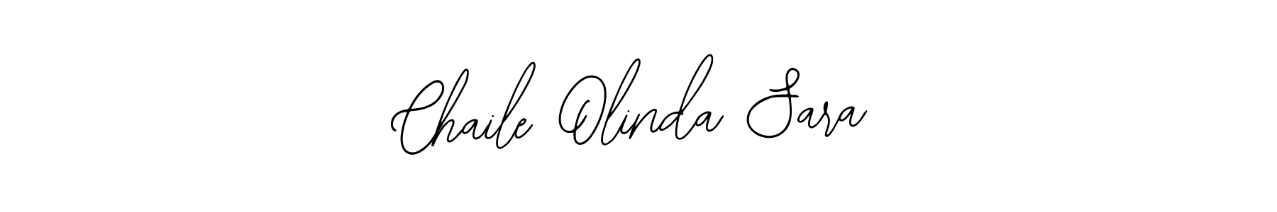 Also You can easily find your signature by using the search form. We will create Chaile Olinda Sara name handwritten signature images for you free of cost using Bearetta-2O07w sign style. Chaile Olinda Sara signature style 12 images and pictures png
