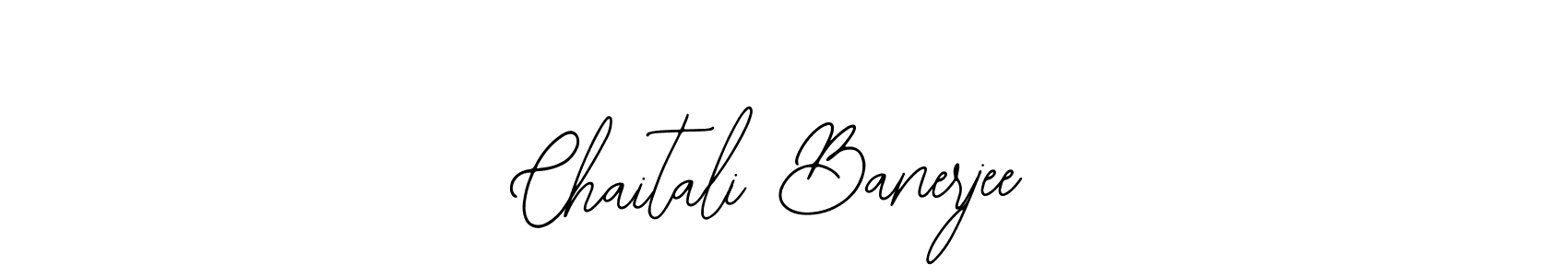 You should practise on your own different ways (Bearetta-2O07w) to write your name (Chaitali Banerjee) in signature. don't let someone else do it for you. Chaitali Banerjee signature style 12 images and pictures png