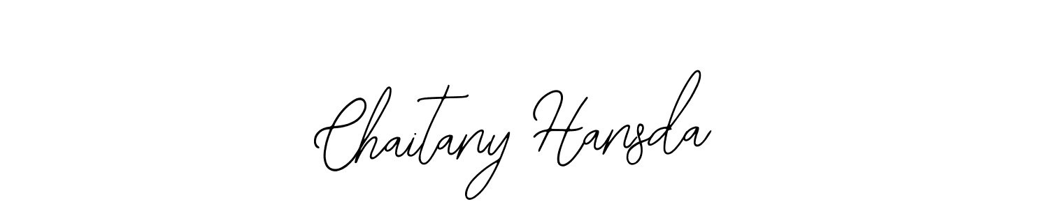 Design your own signature with our free online signature maker. With this signature software, you can create a handwritten (Bearetta-2O07w) signature for name Chaitany Hansda. Chaitany Hansda signature style 12 images and pictures png