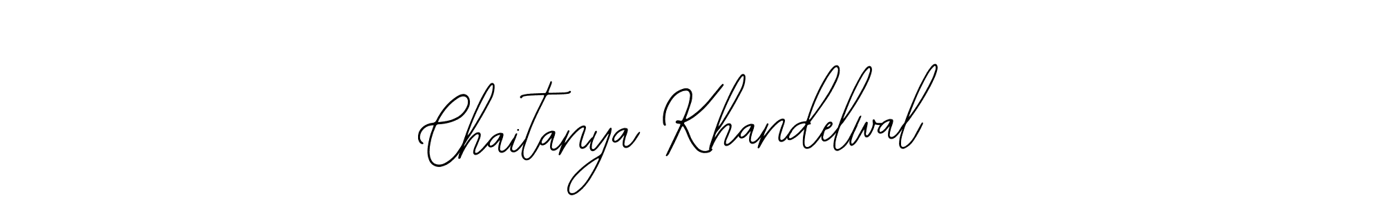 The best way (Bearetta-2O07w) to make a short signature is to pick only two or three words in your name. The name Chaitanya Khandelwal include a total of six letters. For converting this name. Chaitanya Khandelwal signature style 12 images and pictures png