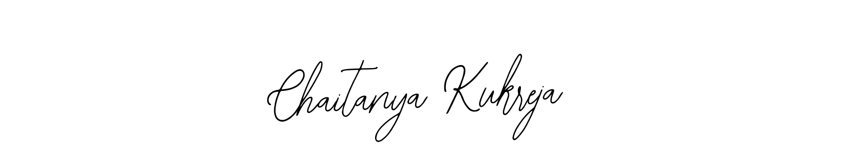 Use a signature maker to create a handwritten signature online. With this signature software, you can design (Bearetta-2O07w) your own signature for name Chaitanya Kukreja. Chaitanya Kukreja signature style 12 images and pictures png