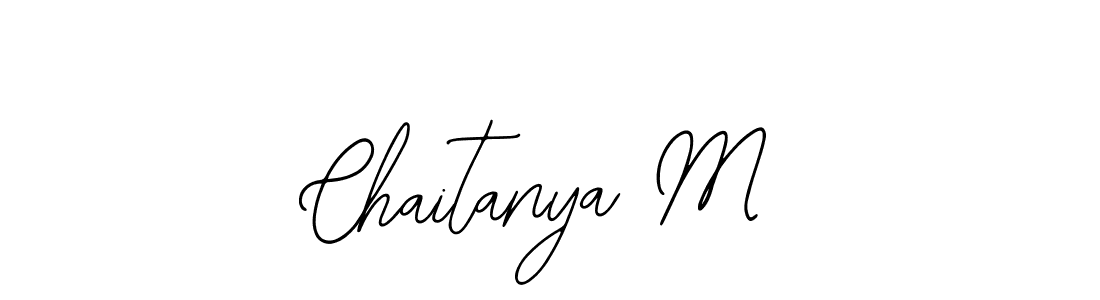 You should practise on your own different ways (Bearetta-2O07w) to write your name (Chaitanya M) in signature. don't let someone else do it for you. Chaitanya M signature style 12 images and pictures png