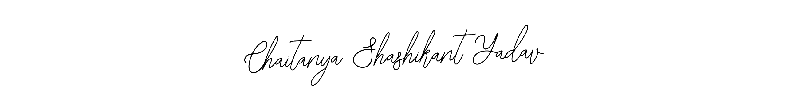 How to make Chaitanya Shashikant Yadav name signature. Use Bearetta-2O07w style for creating short signs online. This is the latest handwritten sign. Chaitanya Shashikant Yadav signature style 12 images and pictures png