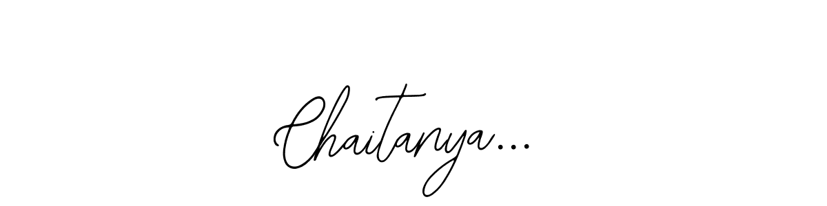 Design your own signature with our free online signature maker. With this signature software, you can create a handwritten (Bearetta-2O07w) signature for name Chaitanya.... Chaitanya... signature style 12 images and pictures png