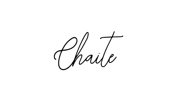 How to make Chaite name signature. Use Bearetta-2O07w style for creating short signs online. This is the latest handwritten sign. Chaite signature style 12 images and pictures png