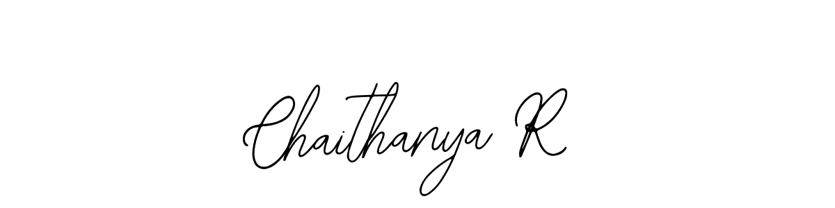 Use a signature maker to create a handwritten signature online. With this signature software, you can design (Bearetta-2O07w) your own signature for name Chaithanya R. Chaithanya R signature style 12 images and pictures png