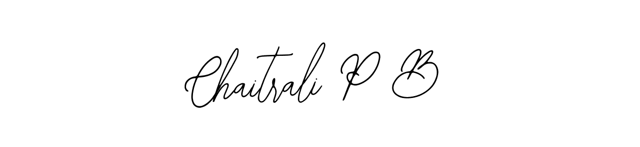 Design your own signature with our free online signature maker. With this signature software, you can create a handwritten (Bearetta-2O07w) signature for name Chaitrali P B. Chaitrali P B signature style 12 images and pictures png