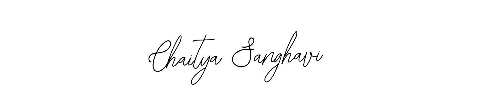 Make a beautiful signature design for name Chaitya Sanghavi. With this signature (Bearetta-2O07w) style, you can create a handwritten signature for free. Chaitya Sanghavi signature style 12 images and pictures png