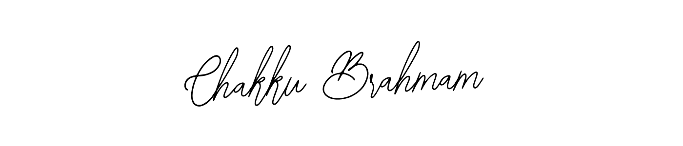 How to make Chakku Brahmam signature? Bearetta-2O07w is a professional autograph style. Create handwritten signature for Chakku Brahmam name. Chakku Brahmam signature style 12 images and pictures png