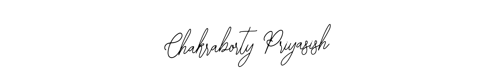 if you are searching for the best signature style for your name Chakraborty Priyasish. so please give up your signature search. here we have designed multiple signature styles  using Bearetta-2O07w. Chakraborty Priyasish signature style 12 images and pictures png