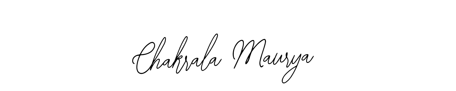 Also we have Chakrala Maurya name is the best signature style. Create professional handwritten signature collection using Bearetta-2O07w autograph style. Chakrala Maurya signature style 12 images and pictures png