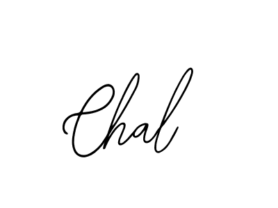 You should practise on your own different ways (Bearetta-2O07w) to write your name (Chal) in signature. don't let someone else do it for you. Chal signature style 12 images and pictures png