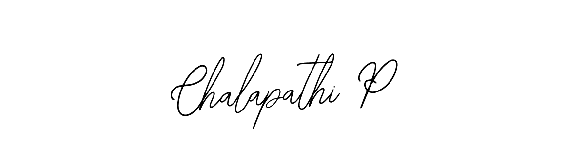 Also You can easily find your signature by using the search form. We will create Chalapathi P name handwritten signature images for you free of cost using Bearetta-2O07w sign style. Chalapathi P signature style 12 images and pictures png