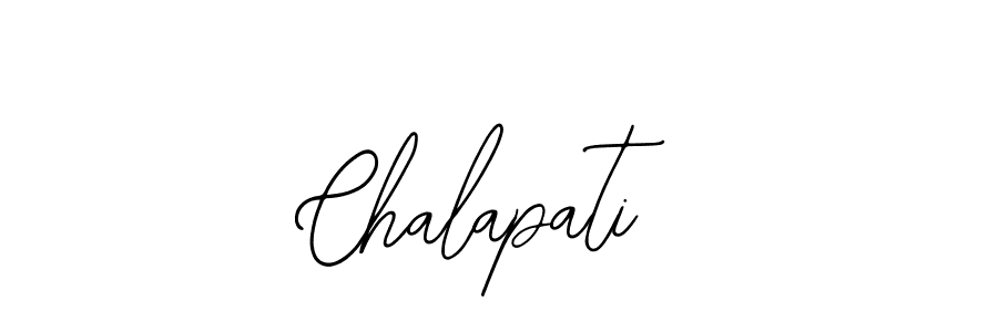 Use a signature maker to create a handwritten signature online. With this signature software, you can design (Bearetta-2O07w) your own signature for name Chalapati. Chalapati signature style 12 images and pictures png