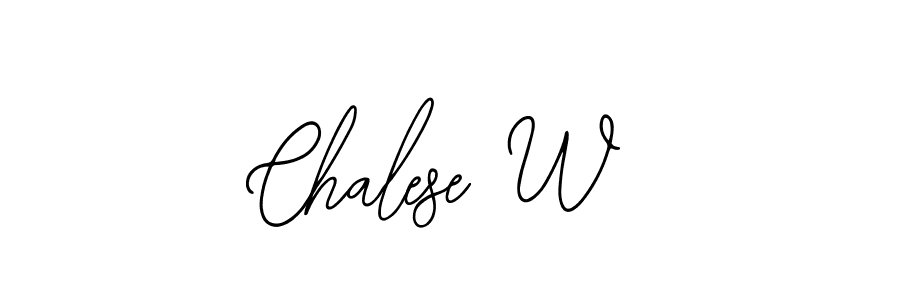 Make a beautiful signature design for name Chalese W. With this signature (Bearetta-2O07w) style, you can create a handwritten signature for free. Chalese W signature style 12 images and pictures png