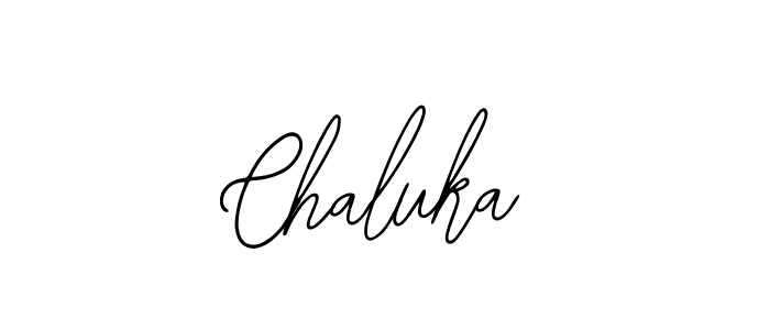 Design your own signature with our free online signature maker. With this signature software, you can create a handwritten (Bearetta-2O07w) signature for name Chaluka. Chaluka signature style 12 images and pictures png