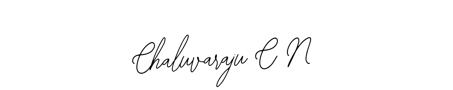 The best way (Bearetta-2O07w) to make a short signature is to pick only two or three words in your name. The name Chaluvaraju C N include a total of six letters. For converting this name. Chaluvaraju C N signature style 12 images and pictures png