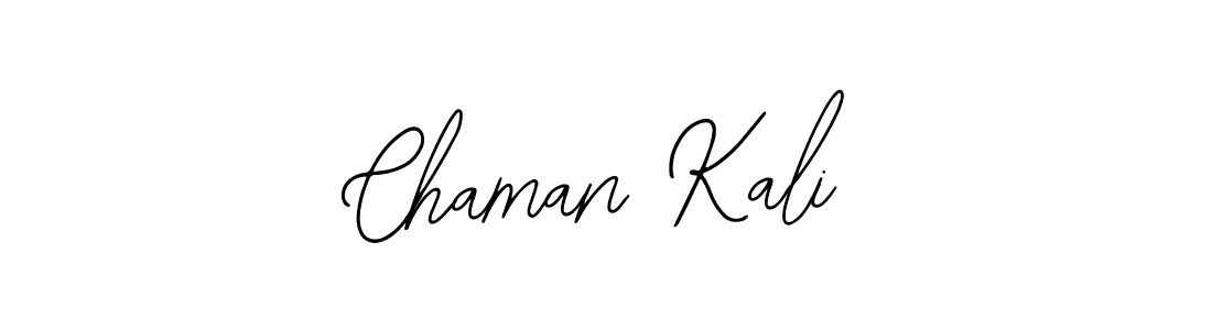 How to make Chaman Kali signature? Bearetta-2O07w is a professional autograph style. Create handwritten signature for Chaman Kali name. Chaman Kali signature style 12 images and pictures png