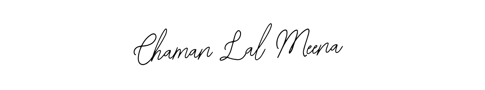 Bearetta-2O07w is a professional signature style that is perfect for those who want to add a touch of class to their signature. It is also a great choice for those who want to make their signature more unique. Get Chaman Lal Meena name to fancy signature for free. Chaman Lal Meena signature style 12 images and pictures png