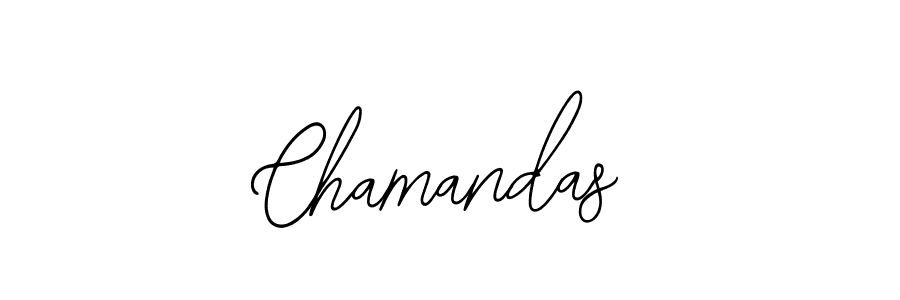 Design your own signature with our free online signature maker. With this signature software, you can create a handwritten (Bearetta-2O07w) signature for name Chamandas. Chamandas signature style 12 images and pictures png