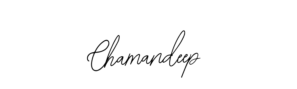 Create a beautiful signature design for name Chamandeep. With this signature (Bearetta-2O07w) fonts, you can make a handwritten signature for free. Chamandeep signature style 12 images and pictures png
