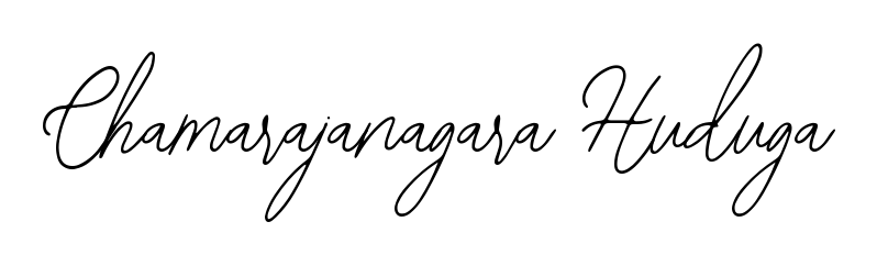 A timeless handwritten aesthetic for Chamarajanagara Huduga. The Bearetta-2O07w font gives your signature a handcrafted feel with natural curves. Chamarajanagara Huduga signature style 12 images and pictures png