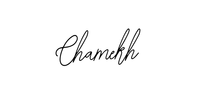 Also we have Chamekh name is the best signature style. Create professional handwritten signature collection using Bearetta-2O07w autograph style. Chamekh signature style 12 images and pictures png