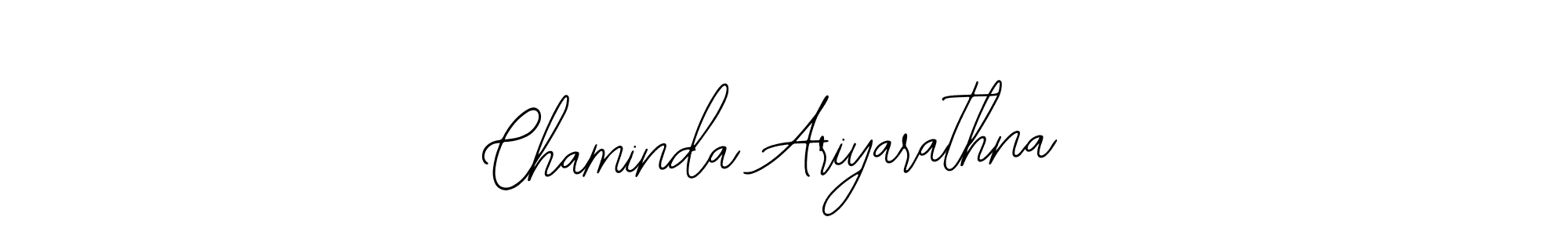 Use a signature maker to create a handwritten signature online. With this signature software, you can design (Bearetta-2O07w) your own signature for name Chaminda Ariyarathna. Chaminda Ariyarathna signature style 12 images and pictures png