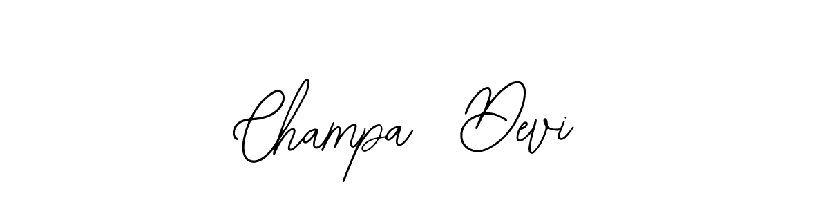 Also we have Champa  Devi name is the best signature style. Create professional handwritten signature collection using Bearetta-2O07w autograph style. Champa  Devi signature style 12 images and pictures png