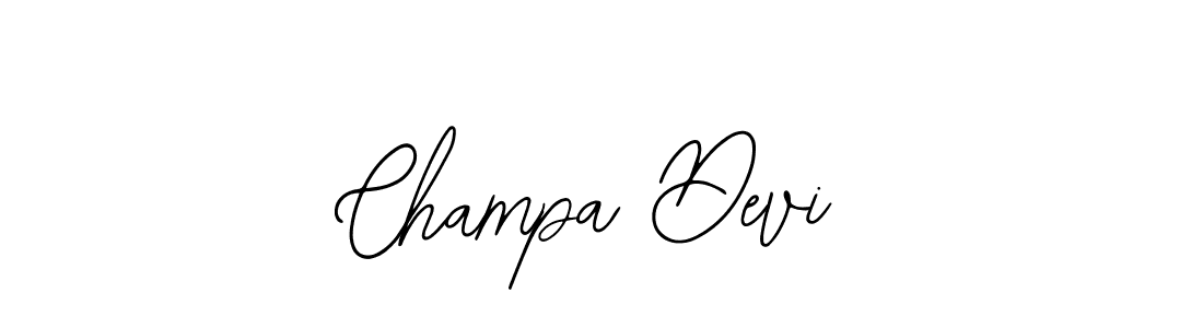 Also You can easily find your signature by using the search form. We will create Champa Devi name handwritten signature images for you free of cost using Bearetta-2O07w sign style. Champa Devi signature style 12 images and pictures png