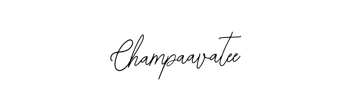 Use a signature maker to create a handwritten signature online. With this signature software, you can design (Bearetta-2O07w) your own signature for name Champaavatee. Champaavatee signature style 12 images and pictures png