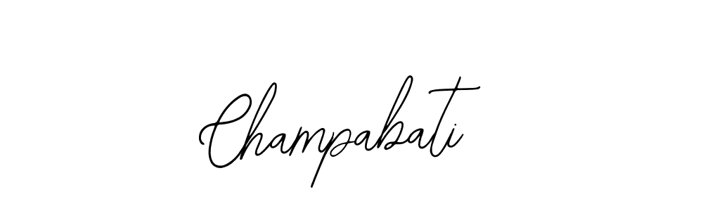 Create a beautiful signature design for name Champabati. With this signature (Bearetta-2O07w) fonts, you can make a handwritten signature for free. Champabati signature style 12 images and pictures png