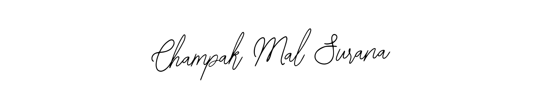 Design your own signature with our free online signature maker. With this signature software, you can create a handwritten (Bearetta-2O07w) signature for name Champak Mal Surana. Champak Mal Surana signature style 12 images and pictures png