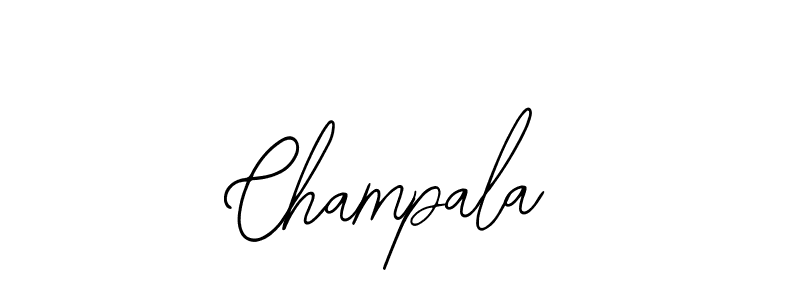 Make a beautiful signature design for name Champala. With this signature (Bearetta-2O07w) style, you can create a handwritten signature for free. Champala signature style 12 images and pictures png