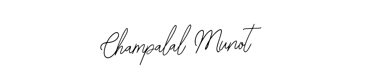 This is the best signature style for the Champalal Munot name. Also you like these signature font (Bearetta-2O07w). Mix name signature. Champalal Munot signature style 12 images and pictures png