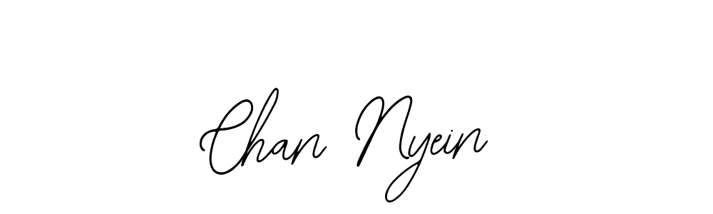 Also You can easily find your signature by using the search form. We will create Chan Nyein name handwritten signature images for you free of cost using Bearetta-2O07w sign style. Chan Nyein signature style 12 images and pictures png