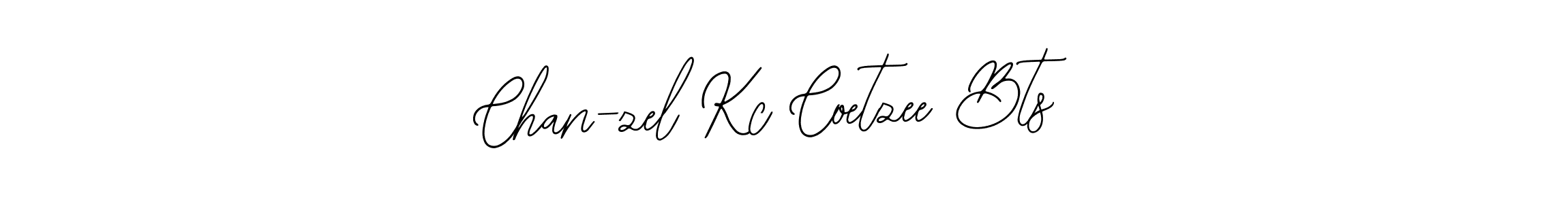 How to make Chan-zel Kc Coetzee Bts name signature. Use Bearetta-2O07w style for creating short signs online. This is the latest handwritten sign. Chan-zel Kc Coetzee Bts signature style 12 images and pictures png