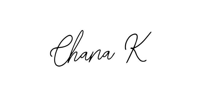 Use a signature maker to create a handwritten signature online. With this signature software, you can design (Bearetta-2O07w) your own signature for name Chana K. Chana K signature style 12 images and pictures png