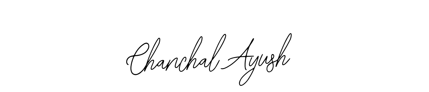 if you are searching for the best signature style for your name Chanchal Ayush. so please give up your signature search. here we have designed multiple signature styles  using Bearetta-2O07w. Chanchal Ayush signature style 12 images and pictures png