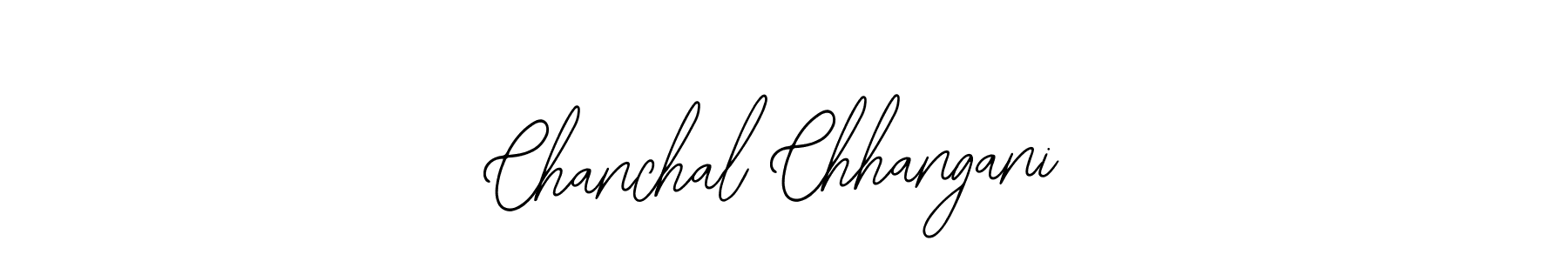 Design your own signature with our free online signature maker. With this signature software, you can create a handwritten (Bearetta-2O07w) signature for name Chanchal Chhangani. Chanchal Chhangani signature style 12 images and pictures png