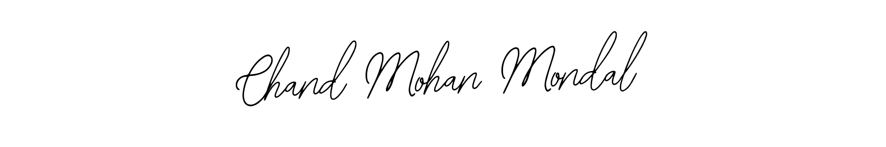 The best way (Bearetta-2O07w) to make a short signature is to pick only two or three words in your name. The name Chand Mohan Mondal include a total of six letters. For converting this name. Chand Mohan Mondal signature style 12 images and pictures png
