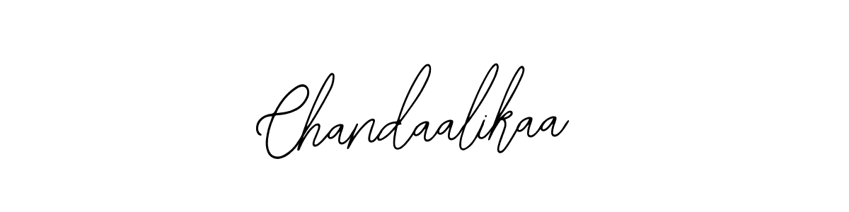 The best way (Bearetta-2O07w) to make a short signature is to pick only two or three words in your name. The name Chandaalikaa include a total of six letters. For converting this name. Chandaalikaa signature style 12 images and pictures png