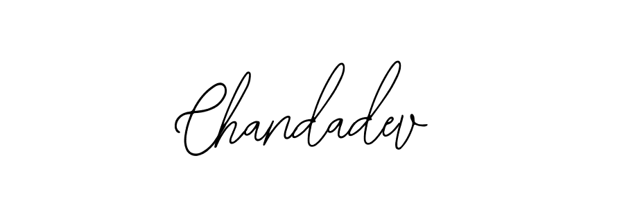 Bearetta-2O07w is a professional signature style that is perfect for those who want to add a touch of class to their signature. It is also a great choice for those who want to make their signature more unique. Get Chandadev name to fancy signature for free. Chandadev signature style 12 images and pictures png