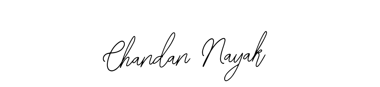 How to make Chandan Nayak name signature. Use Bearetta-2O07w style for creating short signs online. This is the latest handwritten sign. Chandan Nayak signature style 12 images and pictures png