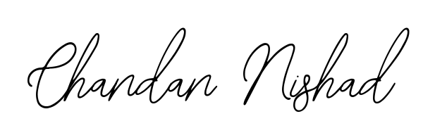 A classic penmanship look for Chandan Nishad. The Bearetta-2O07w font brings timeless elegance and confidence to every signed document. Chandan Nishad signature style 12 images and pictures png