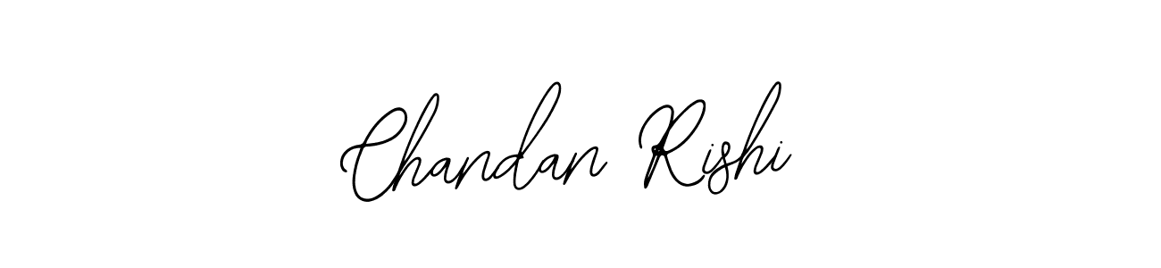 You should practise on your own different ways (Bearetta-2O07w) to write your name (Chandan Rishi) in signature. don't let someone else do it for you. Chandan Rishi signature style 12 images and pictures png